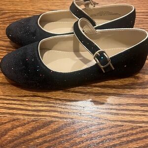 Two For $18 Bundle Jcrew ballet flats in black and silver size 1 !